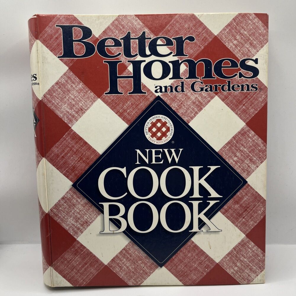 Vintage Better Homes & Gardens New Cook Book 11th Ed Red Plaid Binder Cookbook